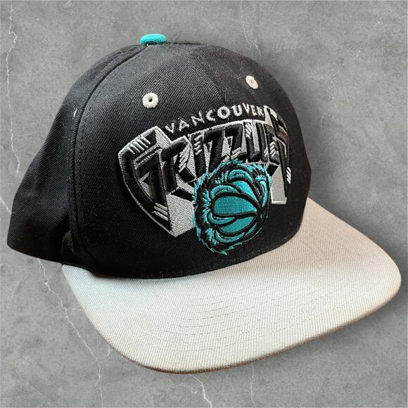 Vancouver Grizzlies Mitchell & Ness Adjustable Hat Wool Blend NBA Basketball - Picture 1 of 9